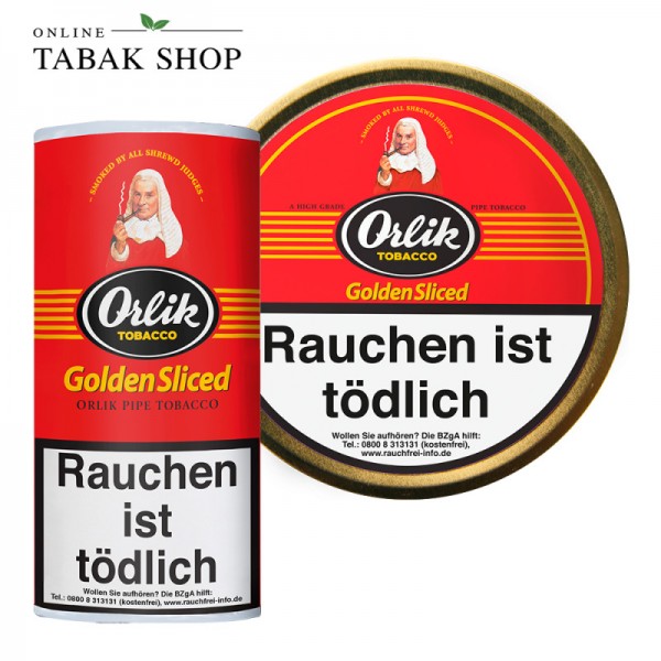 Orlik Golden Sliced Pfeifentabak (Bitte Grammatur wählen!)