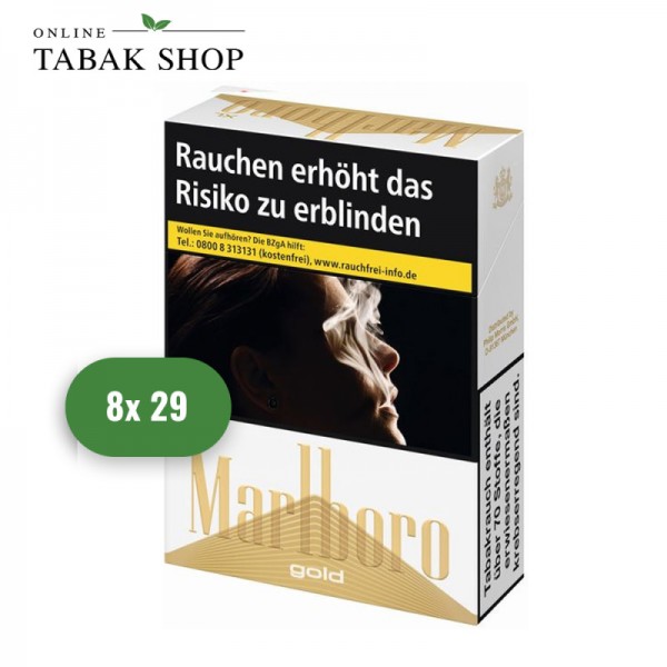 Marlboro Gold 3XL Zigaretten (8 x 29er)
