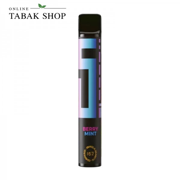5EL Einweg E-Shisha bis zu 600 Zügen in vielen Geschmacksrichtungen (mit 16mg/ml Nikotin)