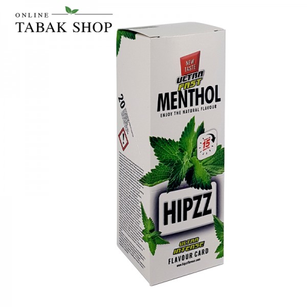 Hipzz MENTHOL Ultra Intense Aroma Karte