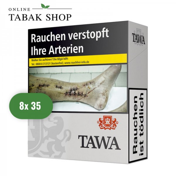 Tawa Silver XXXXL Zigaretten (8 x 35er)