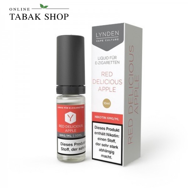 Lynden RED DELICIOUS APPLE Liquid, 70/30 VG/PG (1x 10ml)