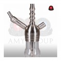 Amy Deluxe Shisha SS15.03 Baby Tango Clear (Edelstahl Säule) (53cm)