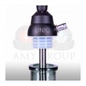 Amy Deluxe Shisha 005.02 UNIO Clear (Matt schwarze Säule) (55cm)