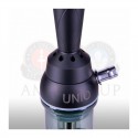 Amy Deluxe Shisha 005.02 UNIO Clear (Matt schwarze Säule) (55cm)