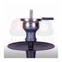 Amy Deluxe Shisha 005.02 UNIO Clear (Matt schwarze Säule) (55cm)