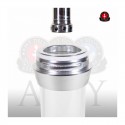 Amy Deluxe Shisha 066.01 Alu Deluxe Black (Chrome Säule) (81cm)