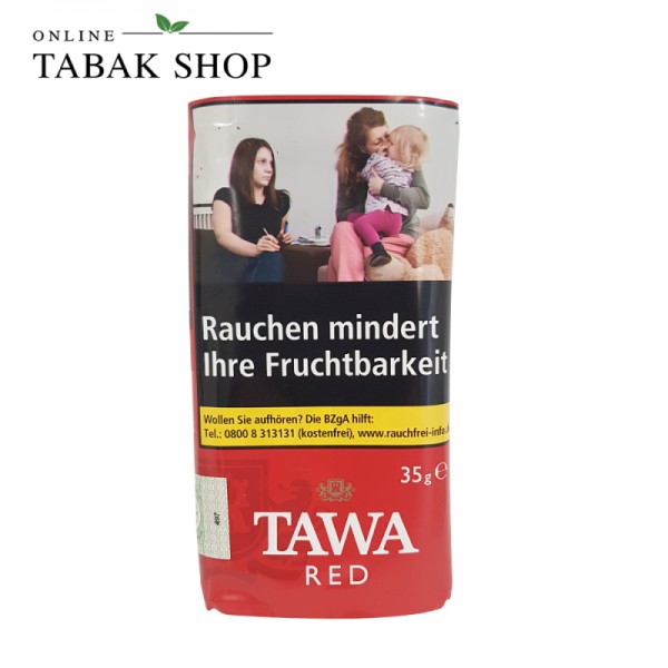 TAWA Red / Rot Feinschnitt Tabak 40g Pouch