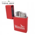 Winston Volumentabak Red (2 x 180g) + Winston Hülsen (wählbar) + 2 Feuerzeuge + 2 Sturmfeuerzeuge