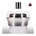 Amy Deluxe Shisha 115.03 Xpress Class Mini Clear (Edelstahl Säule) (46cm)