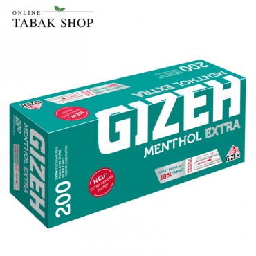 Gizeh Menthol Extra Hülsen 200er Packung