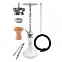 Kaya Shisha Satin WSP1 ELOX Tradi-Line Silber 2S Komplett (ca. 83cm)