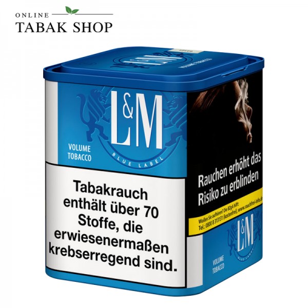 L&M Blue Volumen Tabak M 39g Dose