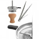 Kaya Shisha ELOX Eco Mermer Schwarz - GREY (ca. 63cm)