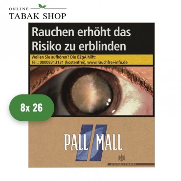 Pall Mall Authentic Blue Zigaretten Giga (8 x 25er)