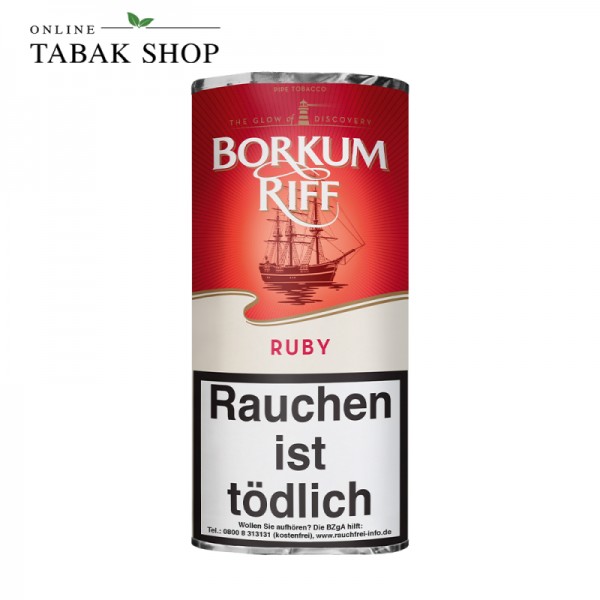 Borkum Riff Ruby Pfeifentabak 50g Pouch