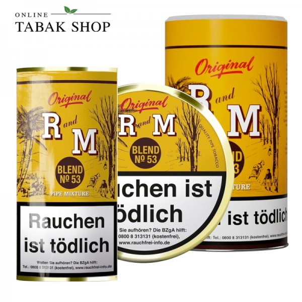 R and M Blend No.53 Pfeifentabak (Bitte Grammatur wählen!)