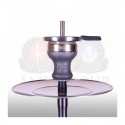 Amy Deluxe Shisha 006.01 UNIO Black (Matt schwarze Säule) (77cm)