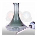 Amy Deluxe Shisha 006.01 UNIO Black (Matt schwarze Säule) (77cm)