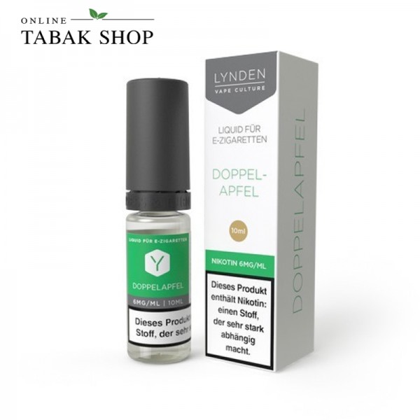Lynden DOPPELAPFEL Liquid, 70/30 VG/PG (1x 10ml) Bottle