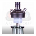 Amy Deluxe Shisha 006.01 UNIO Black (Matt schwarze Säule) (77cm)