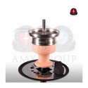Amy Deluxe Shisha 340R Little Zuri Rainbow Black (Matt Schwarze Säule) (62cm)