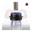 Amy Deluxe Shisha 340R Little Zuri Rainbow Black (Matt Schwarze Säule) (62cm)