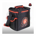 Amy Deluxe Shisha 116.03 Alu Mini Bag Clear (mit Tasche) (Matt schwarze Säule) (45cm)