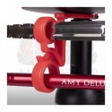 Amy Deluxe Shisha 116.03 Alu Mini Bag Clear (mit Tasche) (Matt schwarze Säule) (45cm)