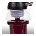 Amy Deluxe Shisha 116.03 Alu Mini Bag Clear (mit Tasche) (Matt schwarze Säule) (45cm)