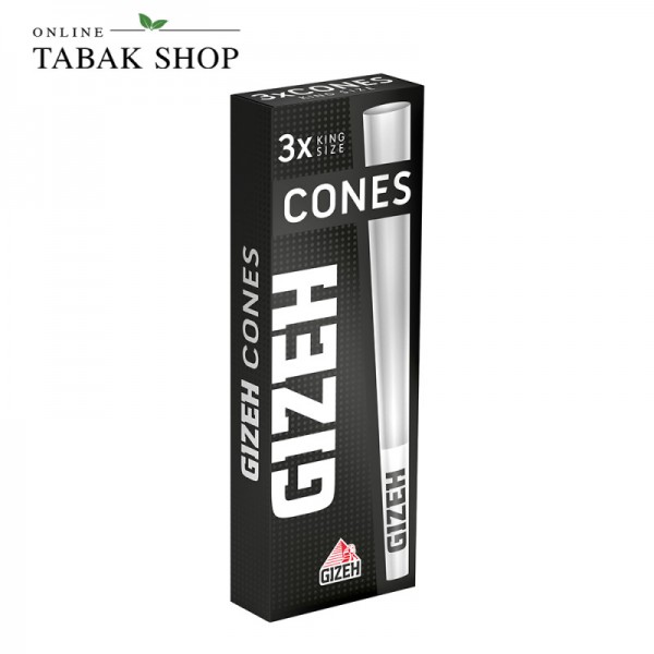 Gizeh Black King Size Cones + Tip 3er Packung