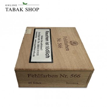 Kleinlagel Fehlfarben Nr. 566 Sumatra Zigarren Holzkiste (1x 25er)