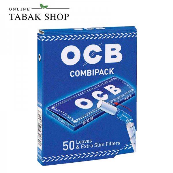 OCB Blau Combipack 50 Blättchen & 50 Filter (1Packung)
