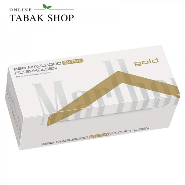 Marlboro Gold Extra Hülsen 250er Packung