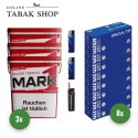 Mark 1 Tabak (3 x 320g) + 2.000 Hülsen (wählbar) + 2 Feuerzeuge + 1 Sturmfeuerzeug