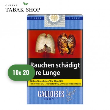 Gauloises Brunes Filtre Zigaretten OP (10 x 20er)