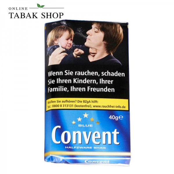 Convent Blue Halfzware Shag Tabak 30g Pouch
