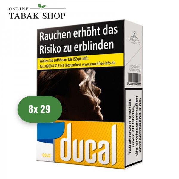Ducal Gold Zigaretten XXL (8 x 29er)