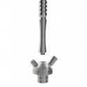 Kaya Shisha Clear Jewel INOX Tradi Draco 2S - silber (ca. 71cm)