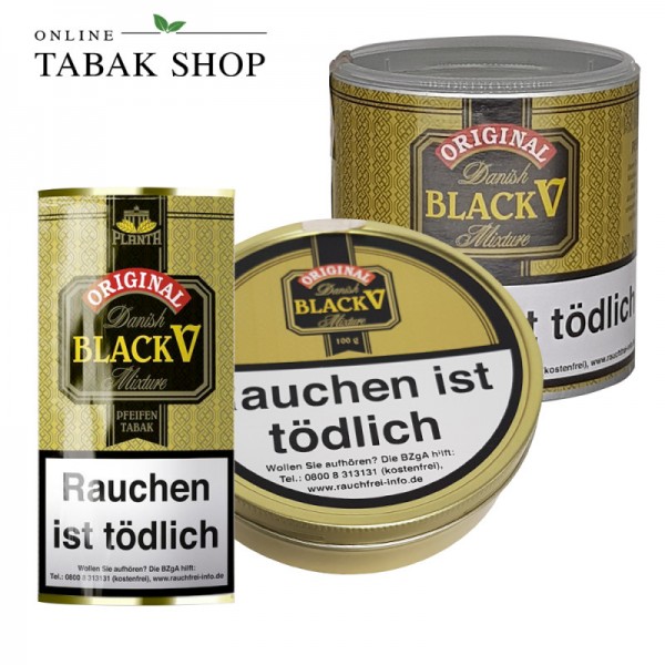 Danish Black V Pfeifentabak (Bitte Grammatur wählen!)