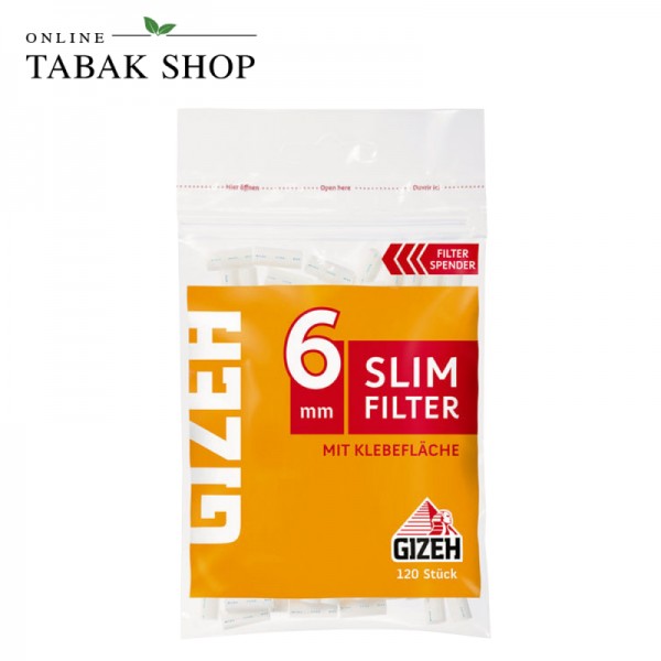 GIZEH Slim Filter 6mm (1x 120er) Beutel