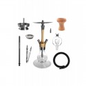 Kaya Shisha Clear Madera 2.0 Esche-Eiche Komplett-Set (ca. 73cm)