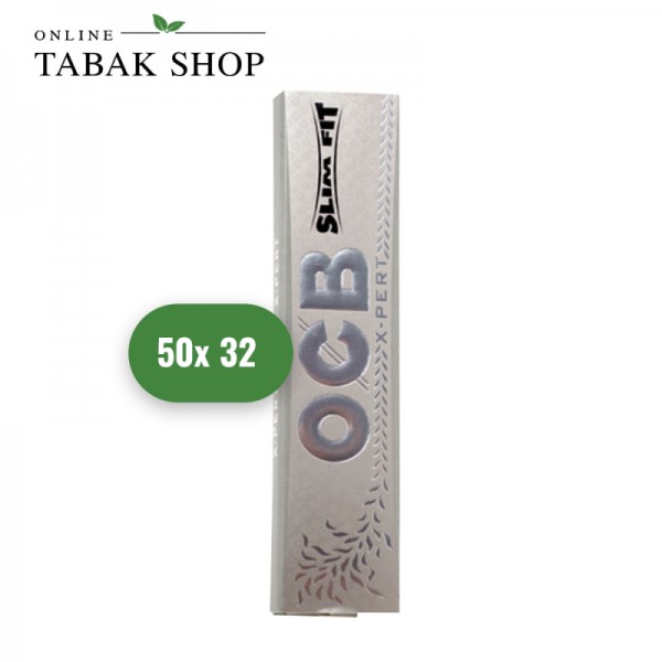 OCB X-PERT Slim Fit Lang Zigarettenpapier (50x 32er)