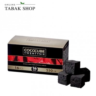 Cococube Twentysix Shisha Kohle Briketts 16er - 26mm (1x 250g)