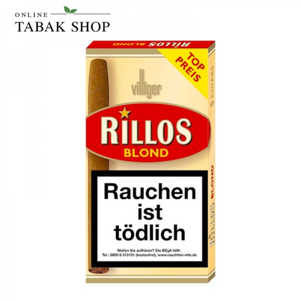 Villiger Rillos Blond Zigarillos 5er Packung