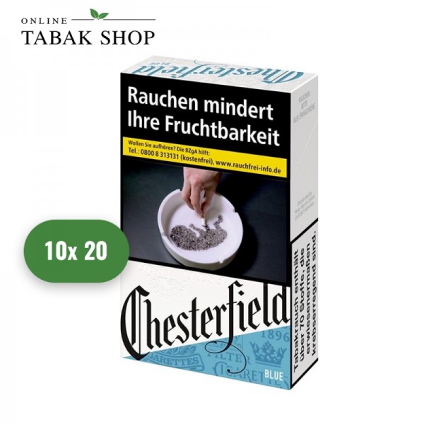 Chesterfield Blue Zigaretten OP (10 x 20er)