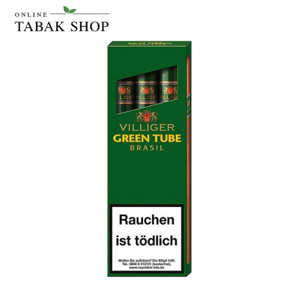 Villiger Green Tube Brasil Zigarren 3er Packung