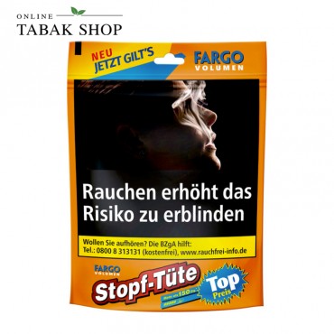 Fargo Tabak Stopf-Beutel Orange 52g Tüte
