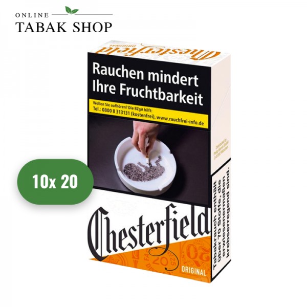 Chesterfield Original Zigaretten OP (10 x 20er)