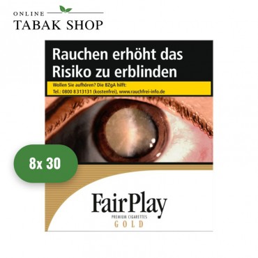 Fair Play Gold Zigaretten XXXL (8 x 30er)